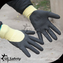 SRSAFETY 13G Cut Resistant Micro Foam Nitrile Working Glove/ aramid fiber work gloves/ aramid fiber anti cut glove